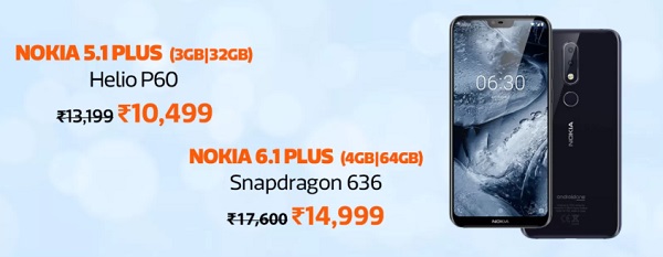 India Desire : Nokia 6.1 Plus Flipkart Price @Rs 14999: Buy Now On Open Sale, Specifications & Buy Online In India